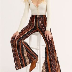 NWT Free People Just Float On Cord Flares